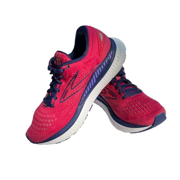 Brooks Glycerin GTS 19 Running Shoes Womens 8.5 Pink Comfort Cushion 1203441B623 - Picture 10 of 14